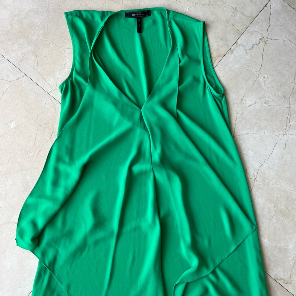 Very light weight and flowy green dress